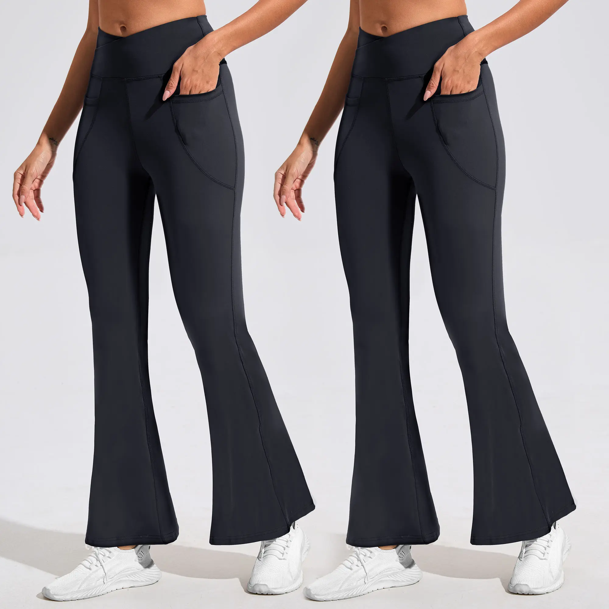 Black/ Black (2 Pockets)