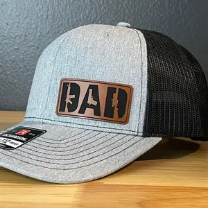 DAD 2A 2nd Amendment Patriotic Side Leather Patch Hat
