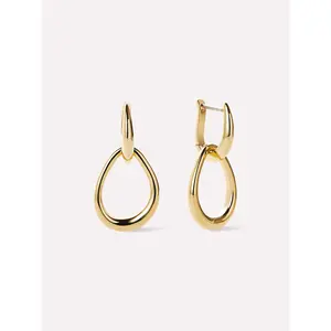Gold Drop Earrings - Sage