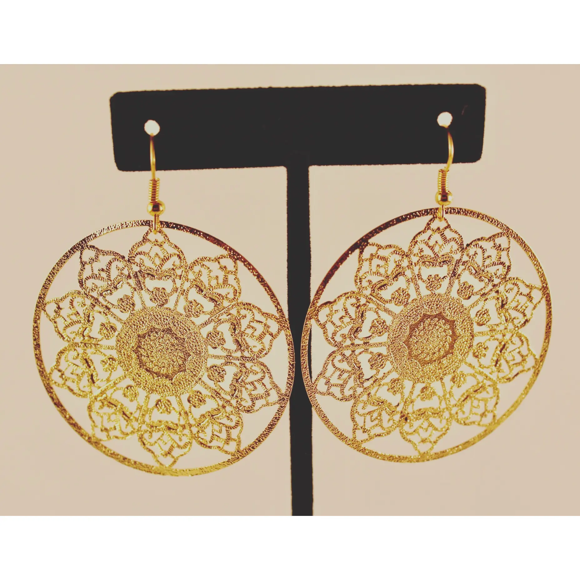 Dainty Mandala Earrings