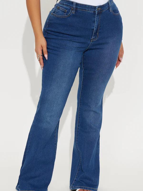 Everyday Low Rise Flare Jeans - Dark Wash