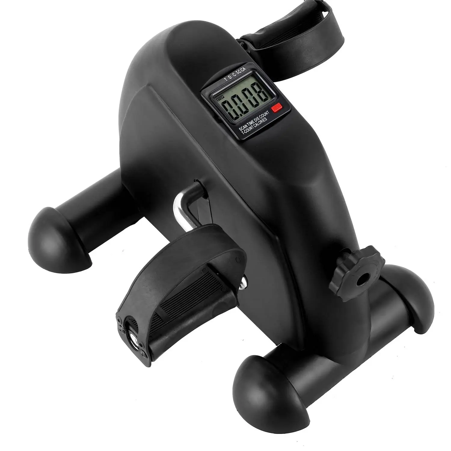 Portable Mini Cycle Bike Foot Pedal Exercise Machine Arm and Leg Recovery Peddler Exerciser Under Desk