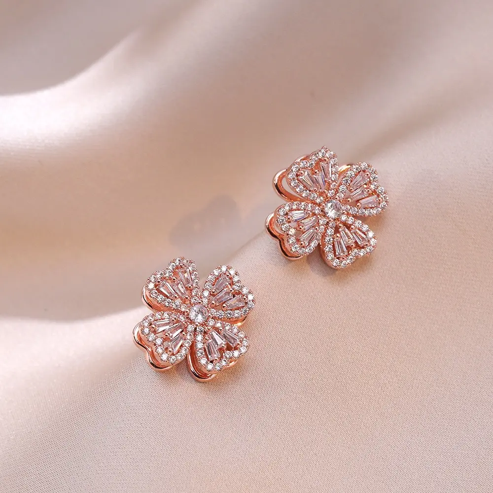 E0128 Rose Gold Earrings