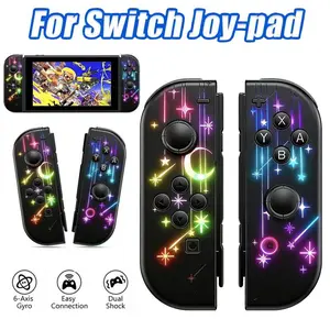 Switch Handheld Replacement Parts Left Right Compatible Switch Lite Oled Wireless Controller Bluetooth-compatible Connection Dual Vibration Feedback