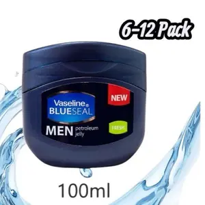 Vaseline Men Petroleum Jelly Fresh Scent 100 ml - Blue Seal Formula for Smooth Skin | Body Care - choose below