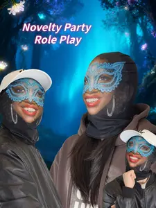 Unique Party Cosplay Mask for Valentine's Day, 3D Digital Printed Funny Full Face Costume, Ideal for Holidays and Themed Events