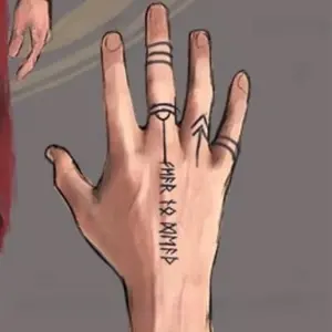 1pcs Line English Letter Herbal Juice Tattoo Sticker Sexy Hot Girl Hand Temporary Tattoo Waterproof Durable Fake Tattoo Sticker Tattoos for Men and Women Party Gift Y2K