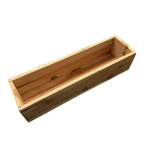Cedar Windowsill Planter Boxes for Home Garden and Plant Display