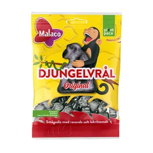 Malaco Jungle Roar Original Salted Licorice Animals (Vegan)