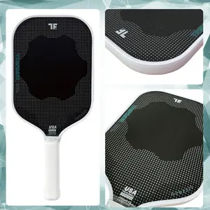 USAPA Certified 100% Trufoam Carbon Fiber Pickleball Paddle 16mm/14mm Trufoam High Density Foam Core for Outdoor Sports