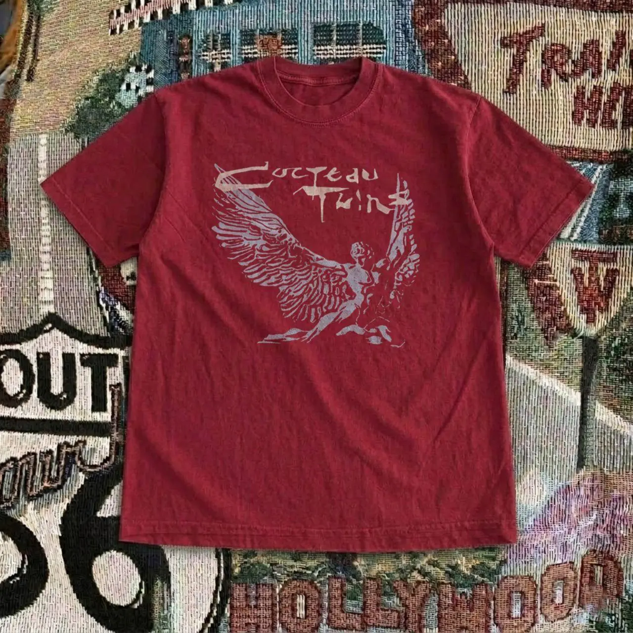 Gildan Cocteau Twins Angel Vintage design T-Shirt Authentic Gildan 5000 Heavy Cotton Tee