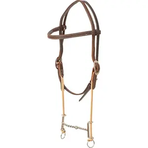 Martin Saddlery Loomis Twisted Wire Draw Gag Headstall