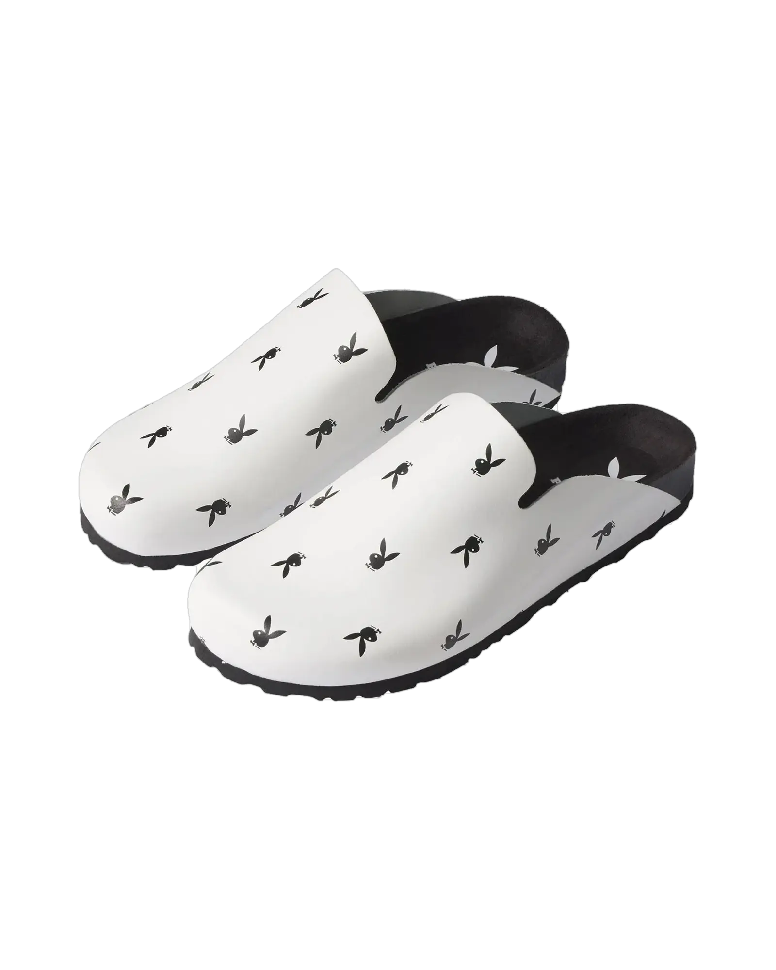 Playboy Leather Slides