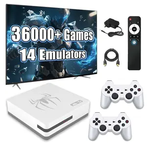 G7 Retro Gaming Console 4K with Built in 36000+ Game 14 Emulator, Plug and Play Video Games for TV, Android 14 & 3D Game System, Support WIFI & Bluetooth (64G)