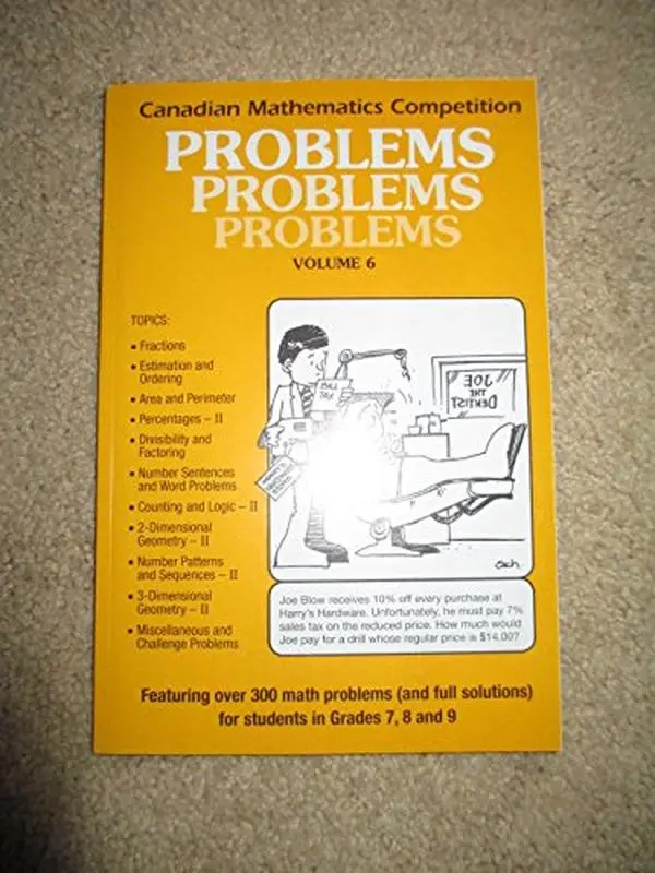 USED Book - Canadian Mathematics Competition Vol. 6 by University Of Waterloo (Paperback) - english