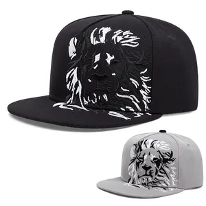 neutral wind Lion Embroidery baseball cap for man fashion Hip Hop Adjustable casual cap for women