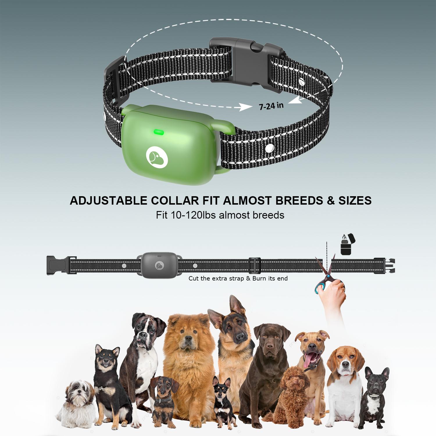 2026 Upgraded Dog Training Collar with Remote, 3 Training Modes Waterproof Rechargeable E-Collar for Dogs