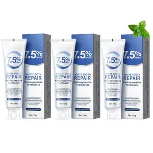 3pcs Hydroxyapatite Tooth Whitening, 7.5% Nano Whitening Toothpaste, Brightens Teeth, Freshens Breath, Ideal Gift for Women, Suitable for Home and Travel, Essential for daily oral health and hygiene, oral care，A gift for a friend