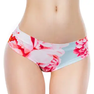 Memème Women’s Ultra-Comfortable IDEYKA - Flowers - Panties | Breathable Cotton Crotch, Stretchy Fit, No Elastic Bands