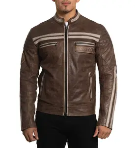 Affliction Men's Faux Leather Jacket Black Skull