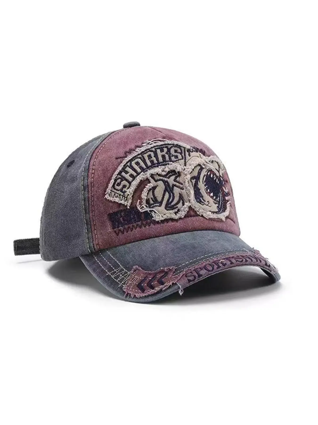 Unisex Shrrks Shark Baseball Hat, Adjustable Fit Sun Protection Casual Cap Adjustable Snapback, Ideal for Spring Fall Travel Beach Vacation Baseball Caps