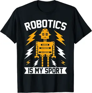 Robotics is my Sport - Robot Mechanic T-Shirt - Terrancecar Shop 72B0B8NZ4L6J