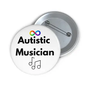 Autistic Musician Pin