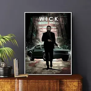 No Framed, John Wick Art Poster and Wall Art Picture Print Modern Family Bedroom Decor