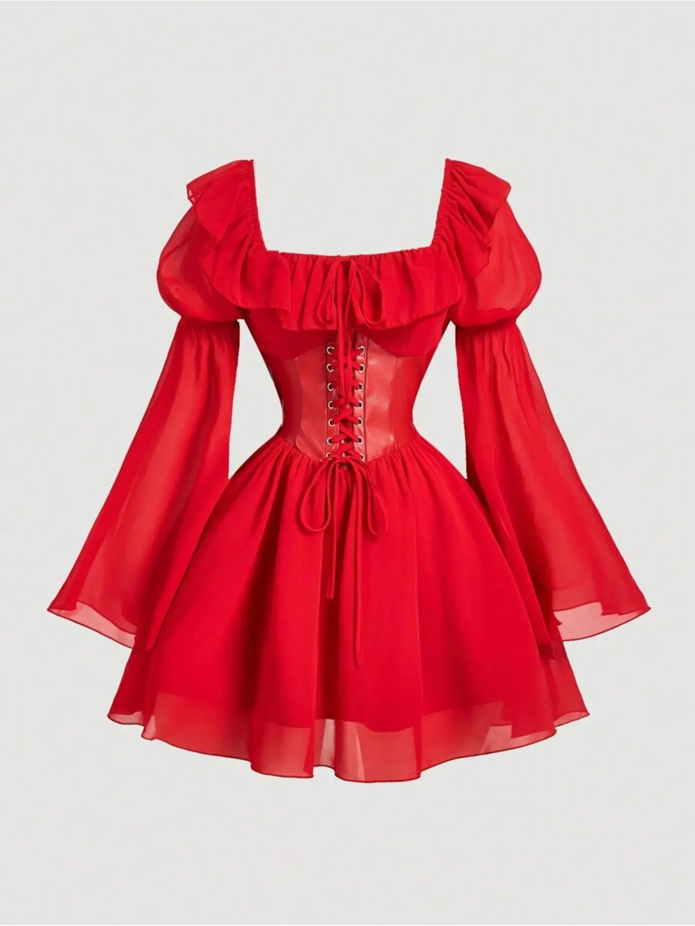 mesh dress red Boop! Polka Dot Bombshell Midaxi Mesh Dress – bebe