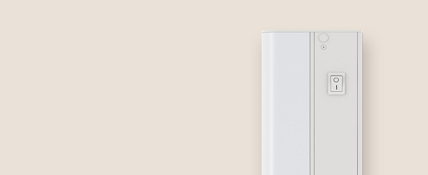 Inlight 12-inch Hardwired Only LED Under Cabinet Lighting, Soft White(3000K), Dimmable, Matte White Finished, ETL Listed, IN-0201-11-WH