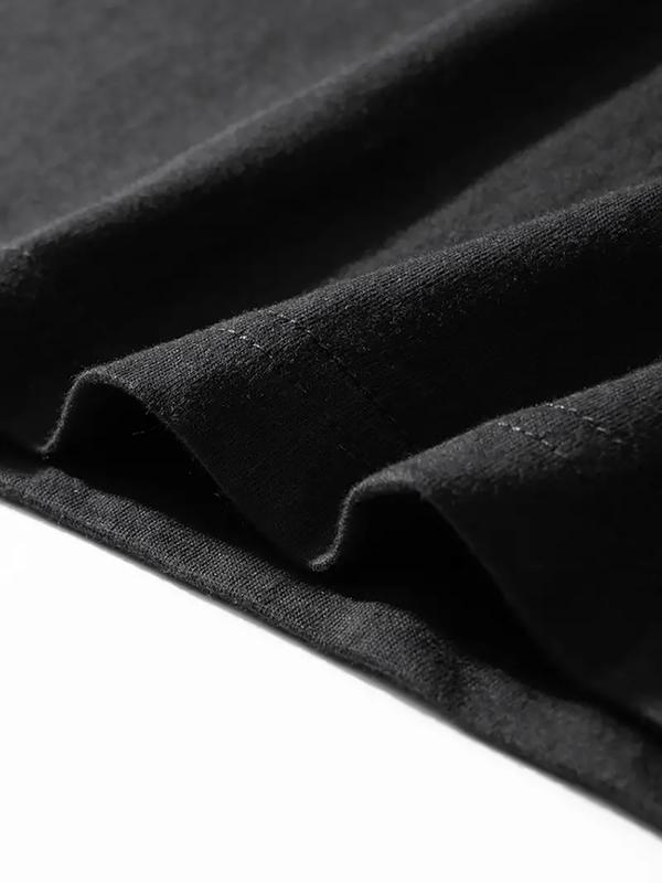 Men’s Black Western Yellowstone Graphic T-Shirt – Turquoise “Y” Logo & Ranch Scene 100% Heavy Cotton Crew Neck Short Sleeve – Durable Soft Fit for Western Fans, Everyday Wear, Outdoor/Parties (All-Season)