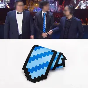 Game Pixel Pre Tied Tie Lazy No Tie Bow Unique Birthday Gift for Boyfriend Men Women Present Pixel Design, Unisex, Pre-Tied Ease