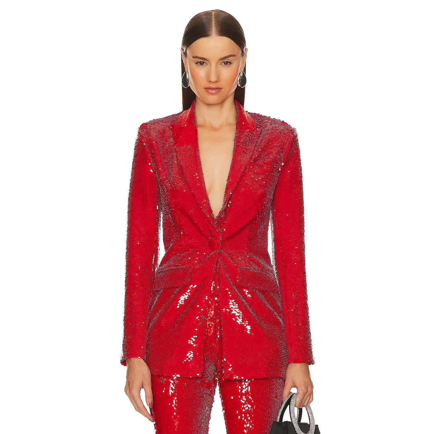 Michael Costello x REVOLVE Harlow Blazer in Red