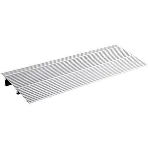 VEVOR Door Threshold Ramp, 2" Rise Door Ramp for Wheelchairs, Aluminum Door Entry Ramp for Doorways Rated 800 lbs Load Capacity, Adjustable Threshold Ramp for Wheelchairs, Scooters, and Power Chairs