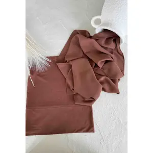 Bamboo Jersey Tube Undercap - Mocha