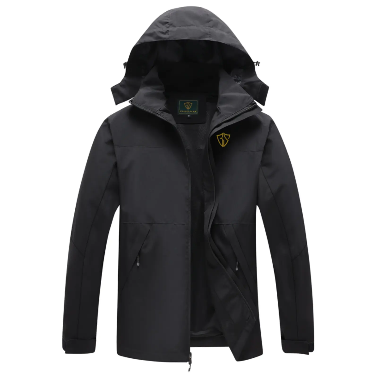 Rain Jacket for Men, Mens Waterproof Raincoat Lightweight Jackets Outdoor Coat Windbreaker with Hood Menswear Soft Shell Tops, good quality, active lifestyle, cute gift, good quality