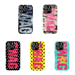 SWAG Collection Phone Case for iPhone 11-17 Pro Max/Plus/Air|   Vibes Colorful Energetic TPU Cover