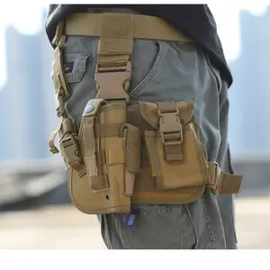 Tactical Quick-Draw Holster Waistband Leggings,Leg holster adjustable right thigh holster with magazine pouch tactical equipment survival kit