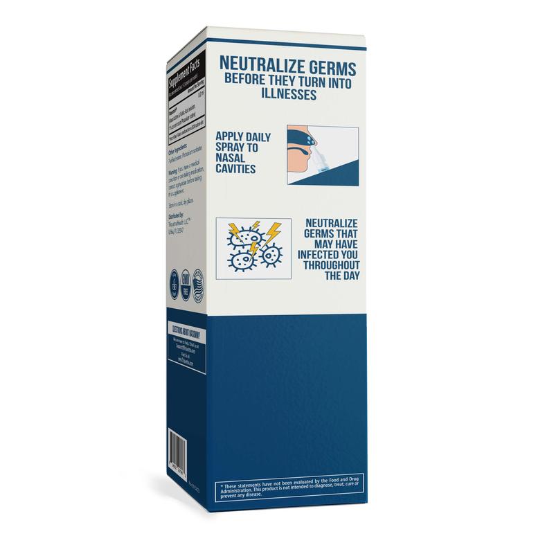 Nasomin Nasal Iodine – Nasal Cleanse– Neutralize Nose - Iodine + Fulvic Acid Blend -100% Natural Mineral Complex – (2 oz. Bottle+Nasal Sprayer) Oral Daily