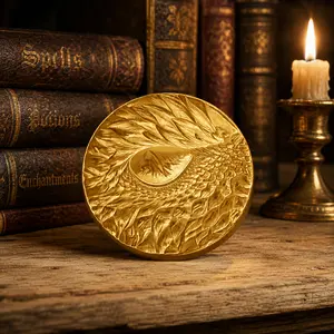 Brass Wax Seal Stamp - Dragon Eye Design, for Sealing Envelopes and Gift Packaging