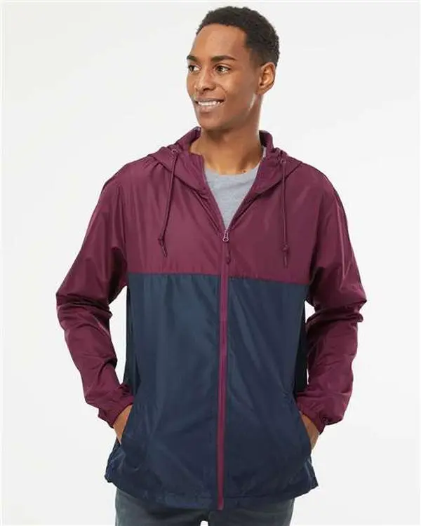 Independent Trading Co. EXP54LWZ Lightweight Windbreaker Full-Zip Jacket