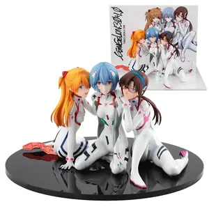 9CM Anime EVANGELION Figure EVA Ayanami Rei Battle Suit Asuka Langley Soryu Model Toy Combat Suit Action Figure Collection Gift