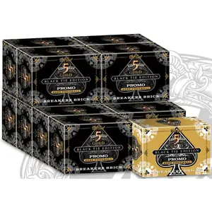 2026 Wild Card 5 Card Draw Stacked Deck Gold Black Tie Edition Football Trading Cards