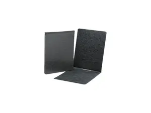 Smead 81125 End Opening Pressboard Report Cover, Prong Fastener, Letter, Black
