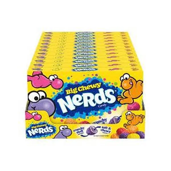 DOTNerds Big Chewy Nerds Candy Theater Box 12 Ct 4.25 Oz