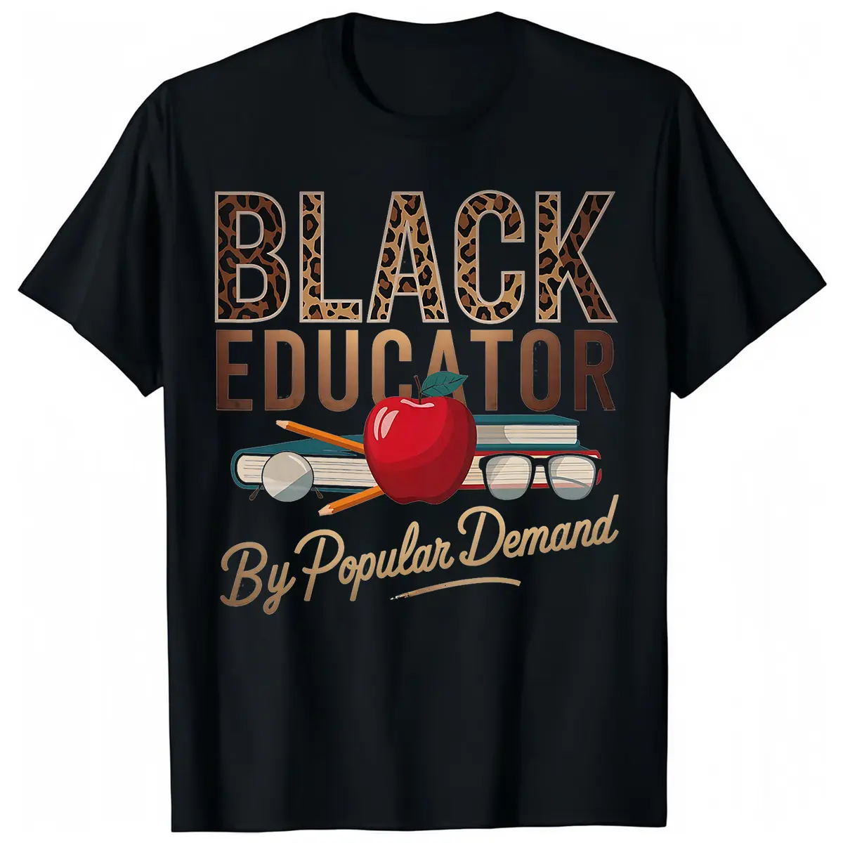Men's Black History Month Black Educator African American Teacher T-Shirt