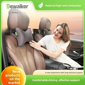 Neck Pillow Dual-use Bone Support Pillow Memory Foam Headrest Car Seat Neck Cushion Car Accessories