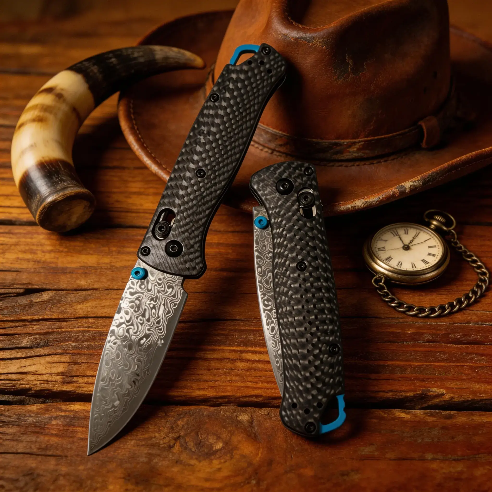 High-Hardness Damascus Pattern Compact Pocket Knife - Everyday Carry Tool, Collectible Blade, Outdoor Camping Gear, Household Fruit Cutting Utility Knife
