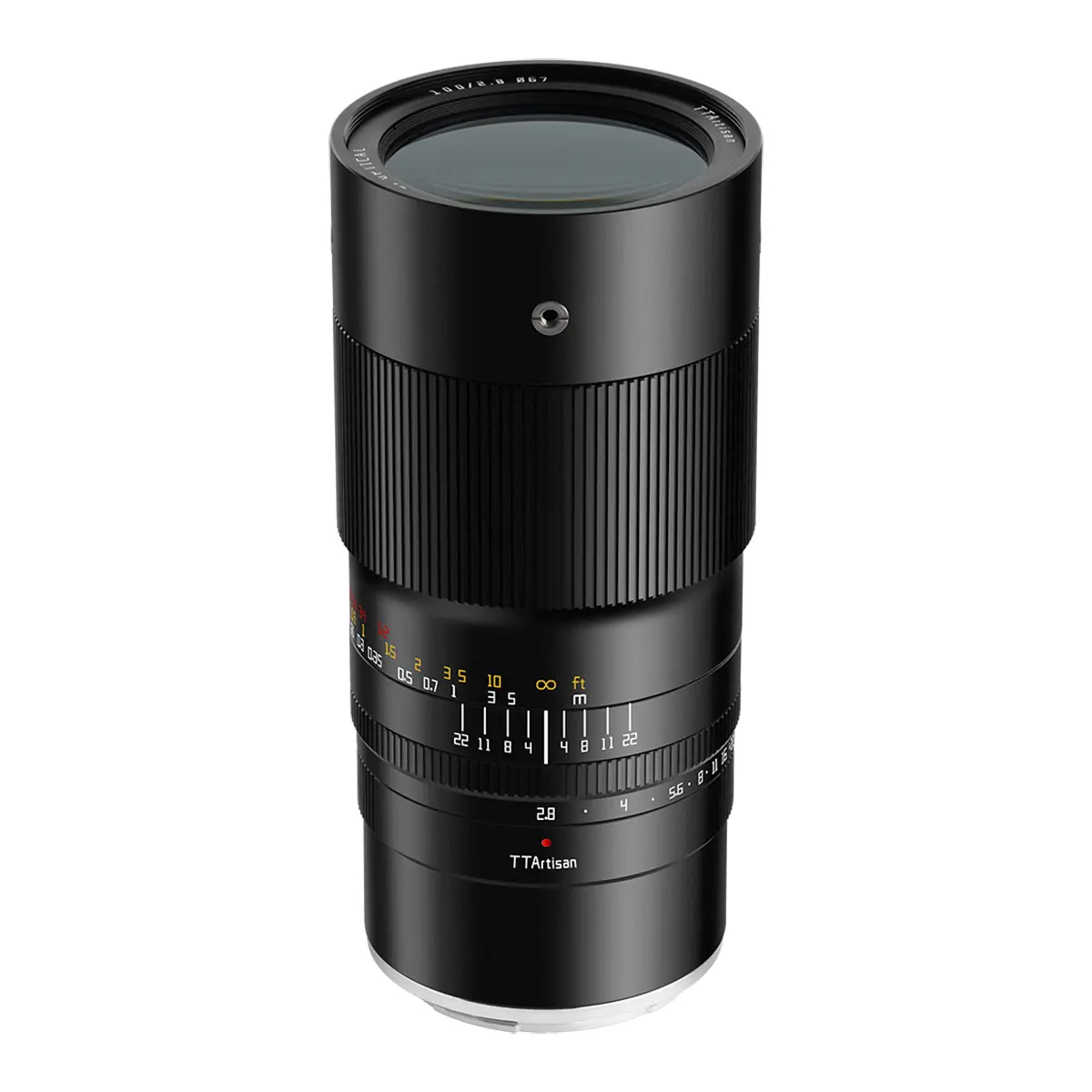 TTArtisan 100mm f/2.8 2X Macro Manual SLR Camera Lens - Black, Durable Metal Mount