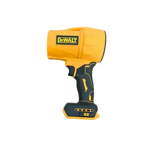 DEWALT Cordless Air Blower, 20V Voltage With 6.0Ah Battery And 120Wh Rated Energy, 30000 RPM No Load Speed, 200m/s Max Wind Speed And 800g Wind Force, Handheld Dust Cleaning Power Tool For Construction Site And Workshop Use
